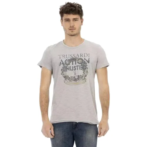 TRUSSARDI Action Mężczyźni T-shirt Szary 2AT17013