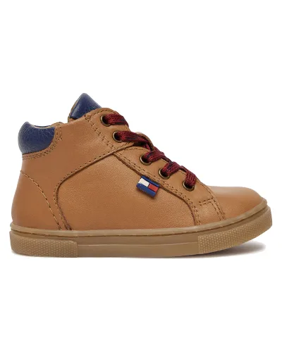 Trzewiki Tommy Hilfiger T1X9-33623-0092 Brązowy
