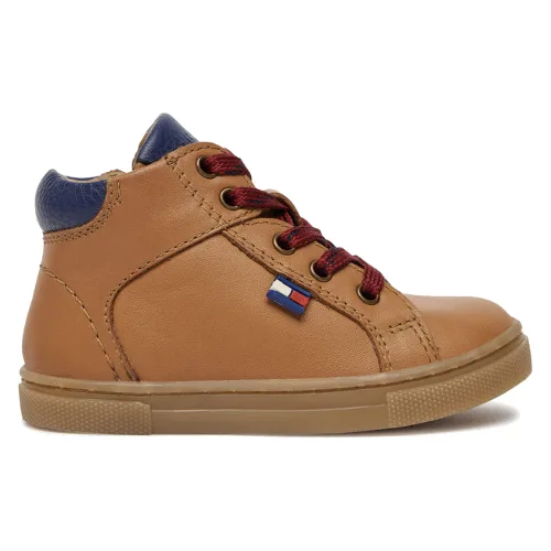 Trzewiki Tommy Hilfiger T1X9-33623-0092 Brązowy