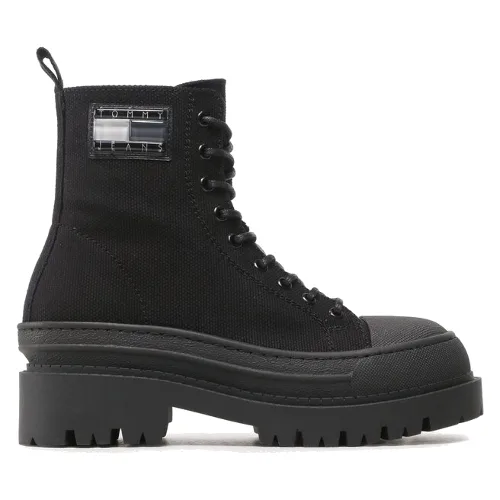Trzewiki Tommy Jeans Tjw Foxing Canvas EN0EN02216 Czarny