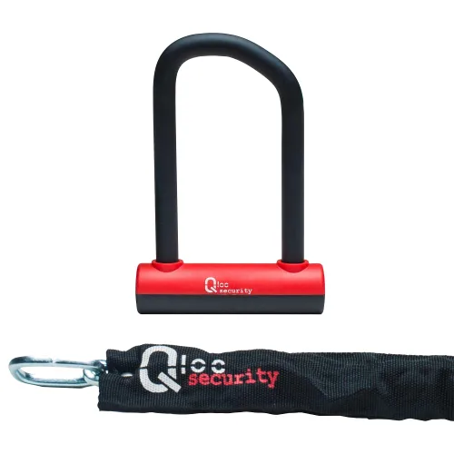 U-lock - Ø14 - 75/150mm - z łańcuchem Ø8/900mm i uchwytem