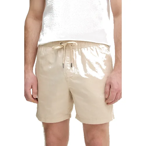 U.S. Polo Assn. szorty z dodatkiem lnu LINEN DECK