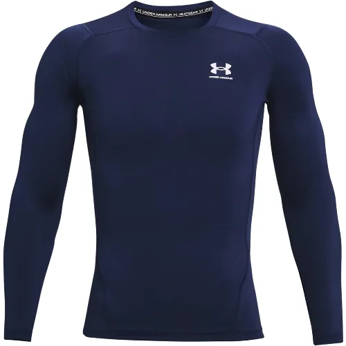UNDER ARMOUR koszulka długi rękaw UA HG Armour Comp LS granatowa