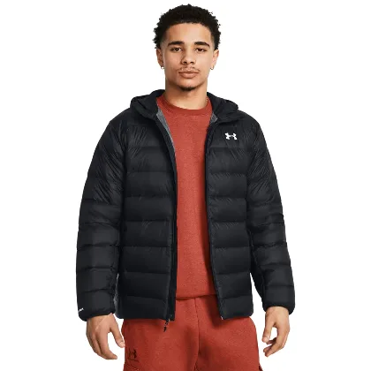 Under Armour Legend Down Hooded Jacket męska kurtka puchowa kaptur czarna