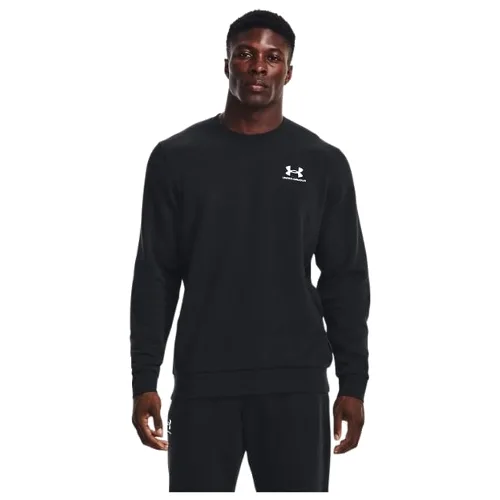 Under Armour UA Icon Fleece Crew męska bluza bez kaptura na co dzień czarna