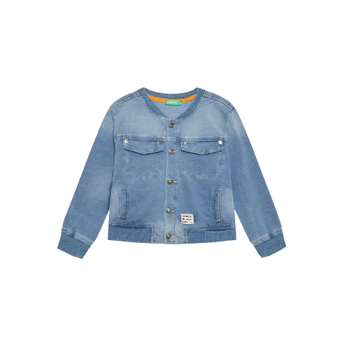 United Colors Of Benetton Kurtka bomber 2BAYGN003 Niebieski Regular Fit