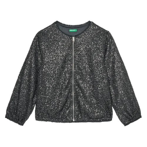 United Colors Of Benetton Kurtka bomber 2JQCCN05R Szary Regular Fit
