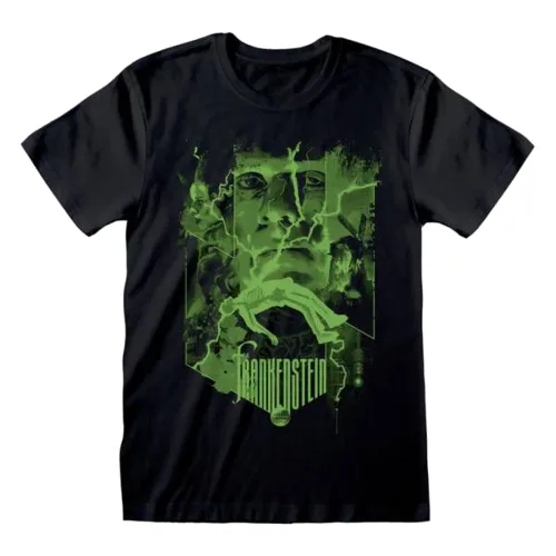 Uniwersalne potwory Frankenstein Green Mężczyźni T-shirt UNM04032TSB