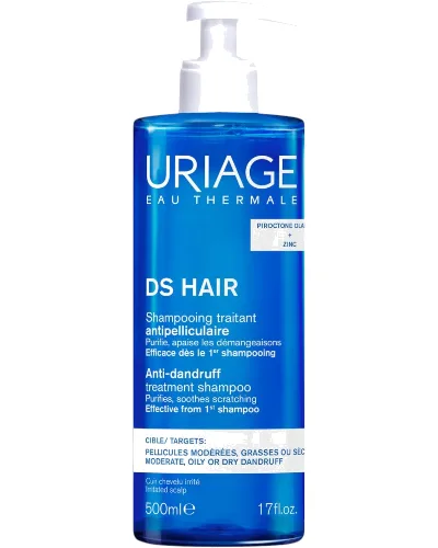 Uriage DS Hair Szampon przeciwłupieżowy, 500 ml