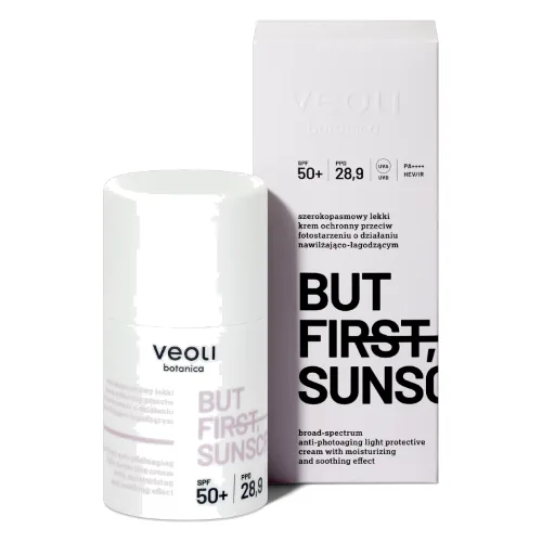 Veoli Botanica But First Sunscreen Krem Ochronny SPF50+ 50ml
