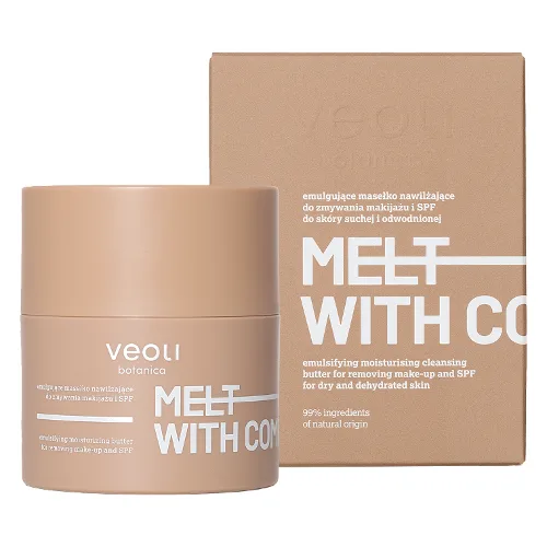 Veoli Botanica Melt With Comfort Emulgujące Masełko Nawilżające do Zmywania Makijażu i SPF 40g