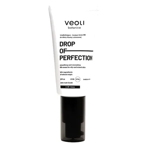 Veoli Botanica Wygładzająco - kryjący krem BB do skóry tłustej i mieszanej Kremy BB i CC 30 ml 1.5 N - Ivory