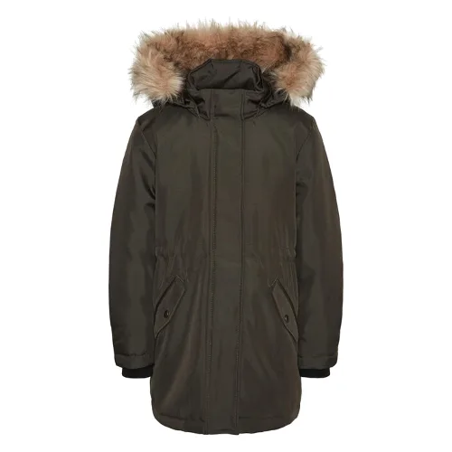 Vero Moda Girl Kurtka zimowa 10290910 Szary Regular Fit