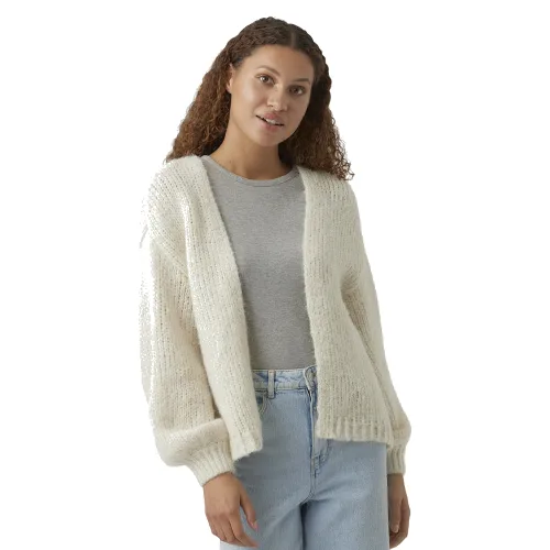 Vero Moda Kardigan Maybe 10273101 Écru Oversize