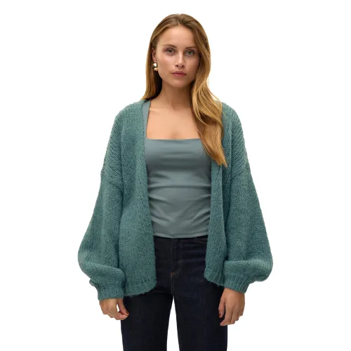 Vero Moda Kardigan Maybe 10273101 Zielony Oversize
