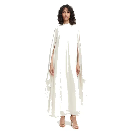 Vero Moda Sukienka wieczorowa Jasmine 10347654 Kremowy Relaxed Fit