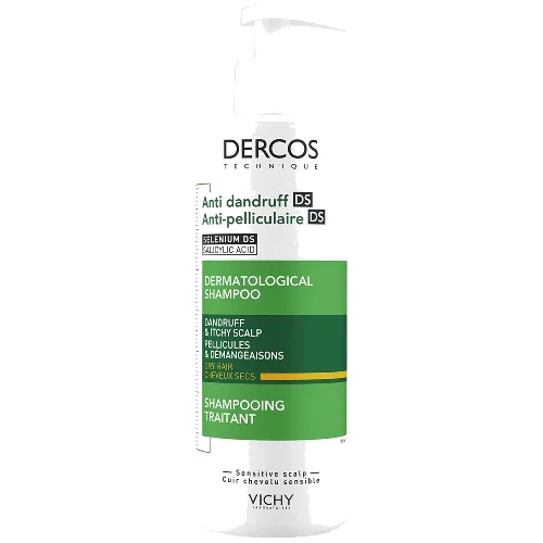 VICHY Dercos Anti-Dandruff Shampoo for Dry Hair szampon przeciwłupieżowy do włosów suchych 390 ml