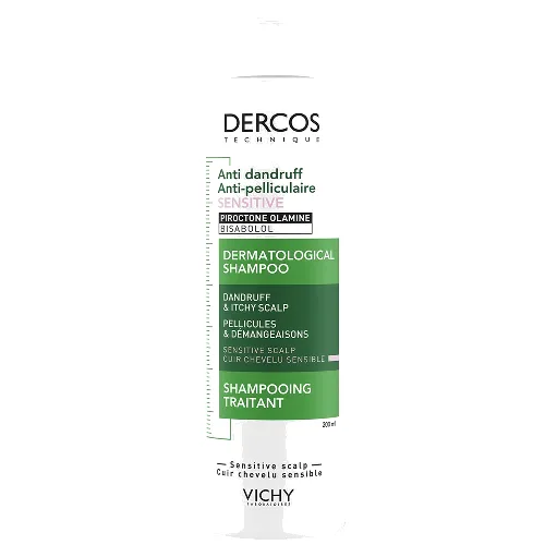 VICHY Dercos Anti-Dandruff Shampoo for Sensitive Scalps szampon przeciwłupieżowy do wrażliwej skóry głowy 200 ml
