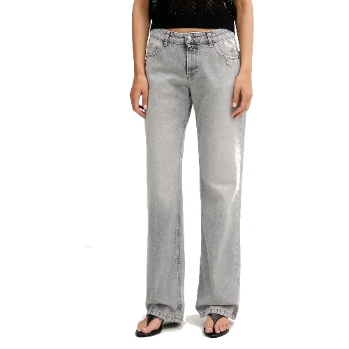 ViCOLO jeansy straight damskie