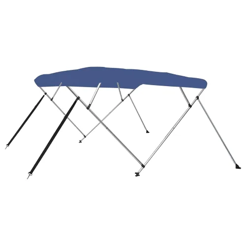 VidaXL bimini 4 łuki 243x210x137 cm granatowy