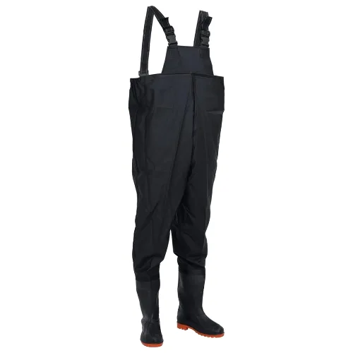 VidaXL Waders z Wbudowanymi Butami Rozmiar 39 Czarny