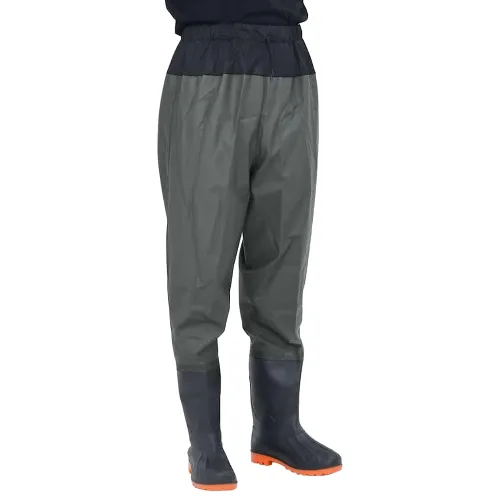 VidaXL Waders z wbudowanymi butami Rozmiar 43 Ciemnozielony