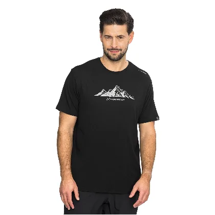 VIKING T-shirt męski Lenta Bamboo Light czarny