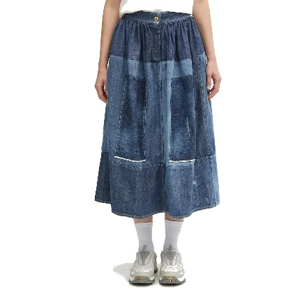 Visvim spódnica jeansowa ss elevation skirt p.w.