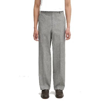 Visvim spodnie z dodatkiem wełny WIDE SLACKS SANTOME