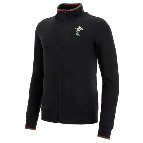 Wales WRU macron Rugby XV Mężczyźni Bluza z zamkiem 58195712