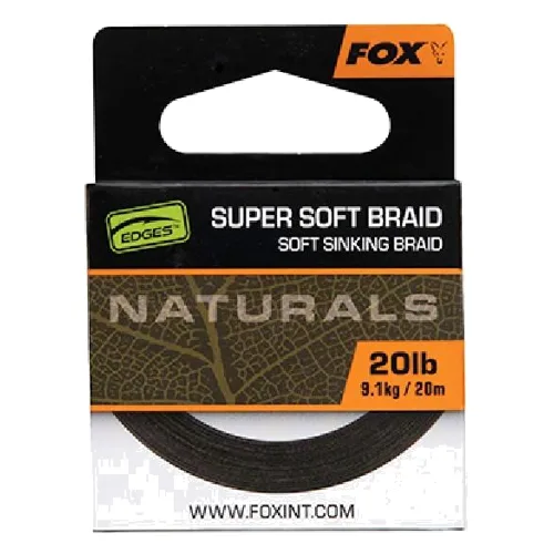 Warkocze Fox Naturals Soft Braid Hooklength 20lb