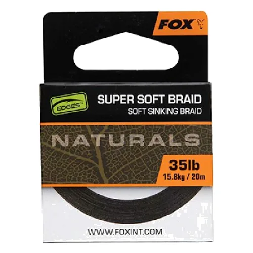 Warkocze Fox Naturals Soft Braid Hooklength 35lb