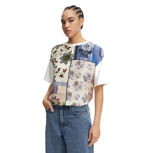Weekend Max Mara T-Shirt Pampas 2615941062 Kolorowy Relaxed Fit