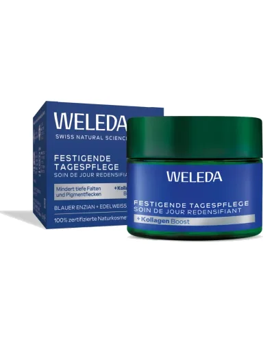 Weleda Konturujący krem na dzień z goryczką letnią i szarotką alpejską Kremy na dzień 40 ml Damski