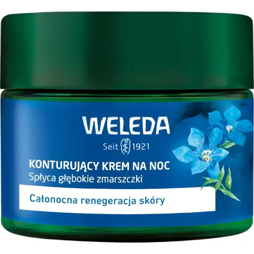 Weleda Konturujący krem na noc z goryczką letnią i szarotką alpejską