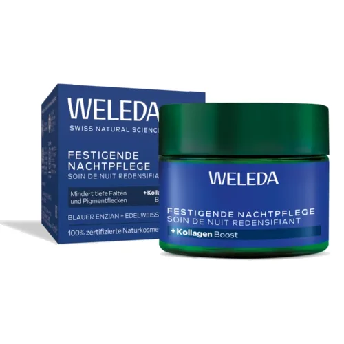 Weleda Konturujący krem na noc z goryczką letnią i szarotką alpejską Kremy na noc 40 ml