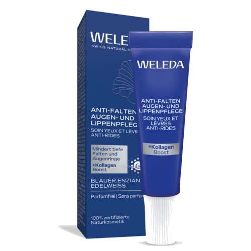 Weleda Konturujący krem pod oczy i do ust z goryczką letnią i szarotką alpejską Kremy pod oczy 10 ml