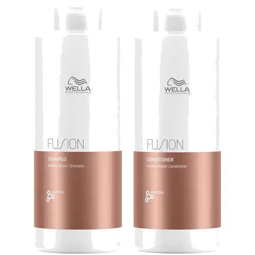Wella Professionals Fusion Repair Shampoo and Conditioner Super Size Regime Bundle