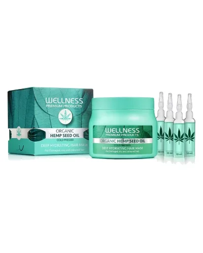 Wellness Deep Hydration Maske + Ampullen Maski do włosów 500 ml