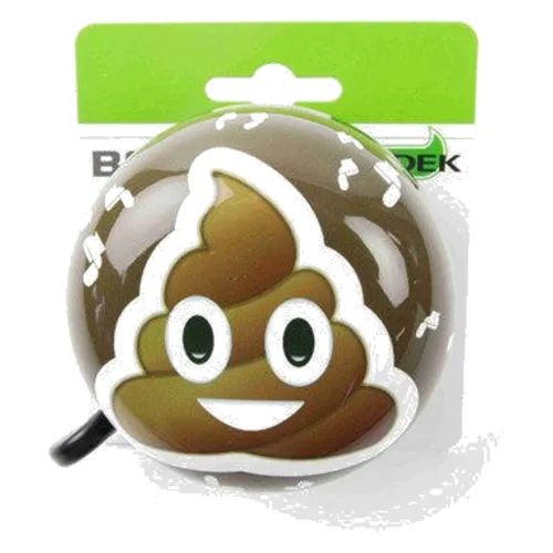 WIDEK Ding Dong dzwonek rowerowy 80 mm emotikon 'poop'