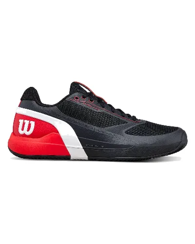 Wilson Rush Pro 5 Clay Black/red Wrs339950