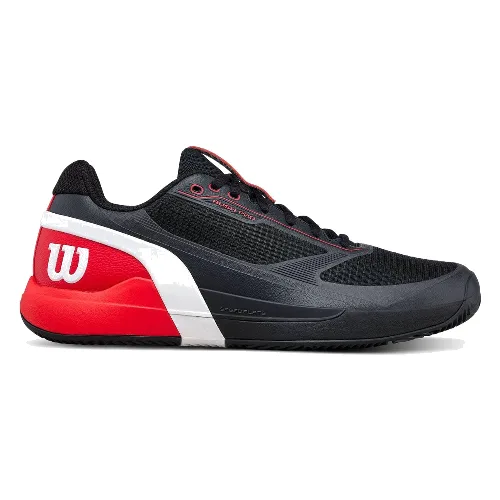 Wilson Rush Pro 5 Clay Black/red Wrs339950