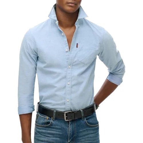 Wyblakana koszula Superdry Oxford