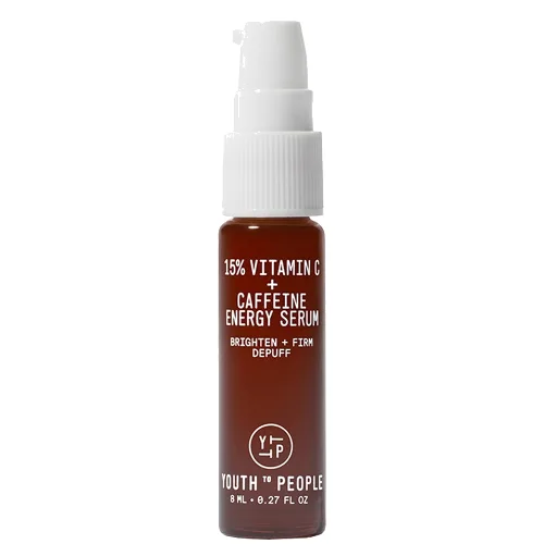 Youth To The People 15% Vitamin C and Clean Caffeine Energy Serum serum z witaminą C i kofeiną (różne rozmiary) - 8ml