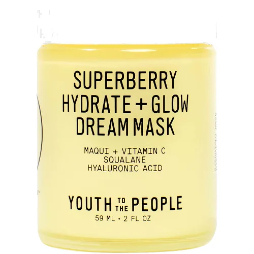 Youth To The People Superberry Hydrate and Glow Dream Mask maska nawadniająca i dodająca blasku 59 ml