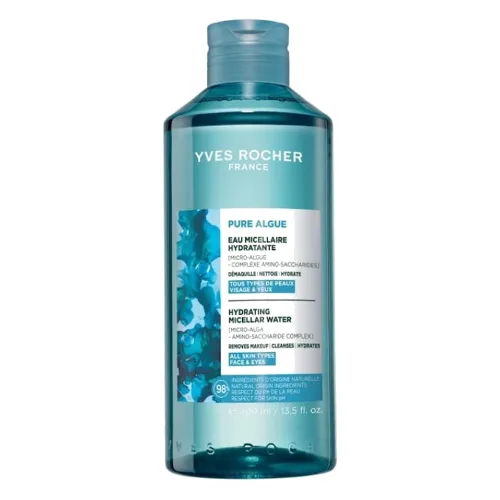 Yves Rocher Nawilżający płyn micelarny z mikroalgą Płyn miceralny 400 ml