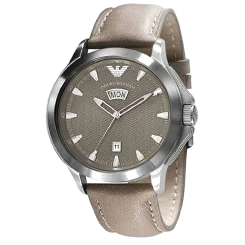 Zegarek ARMANI AR0632. Kwarcowy, Kolor brązowy. Mężczyzna.