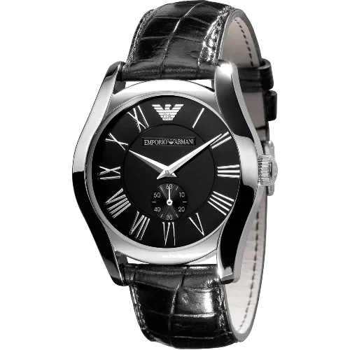 Zegarek ARMANI AR0643. Kwarcowy, Kolor czarny. Mężczyzna.
