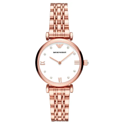 Zegarek ARMANI AR11267. Kwarcowy, Kolor biały. Kobieta.