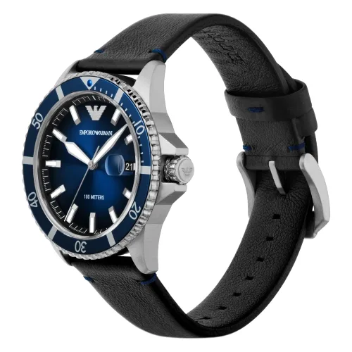 Zegarek ARMANI AR11516. Kwarcowy, Kolor niebieski. Mężczyzna.